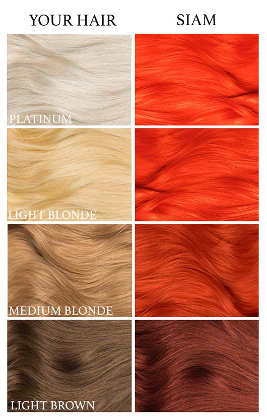 Siam Orange Hair Dye Lunar Tides