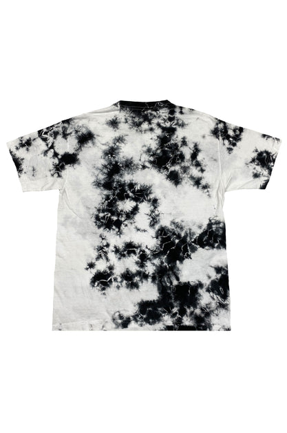 Black / White Crystal Wash Short Sleeve T-Shirt | Custom Colors Apparel