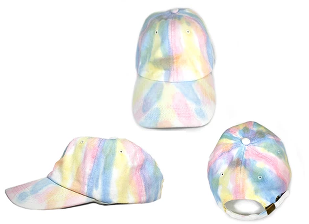 tie dye dad hat