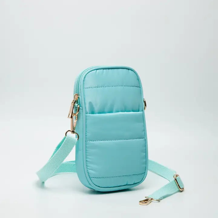 Puffer Crossbody | Light Blue