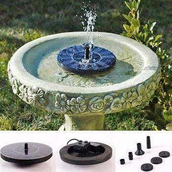 Solar Powered Fountain Kit - An Add-on To Your Garden!