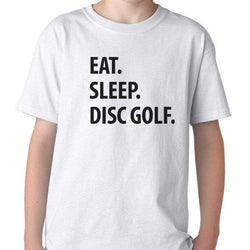Eat Sleep Disc golf T-Shirt Kids-WaryaTshirts
