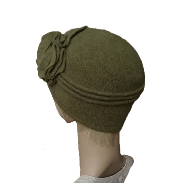 Winter Women&#39;s Felted Hat - Felt Wool Warm Ladies Beanie - Twigtone – TwigTone