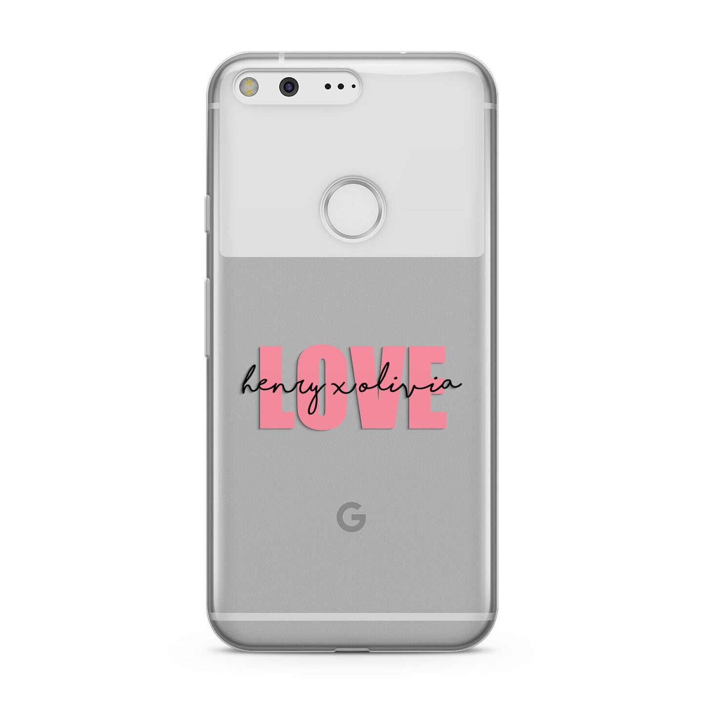 Couples Personalised Love Google Pixel Case