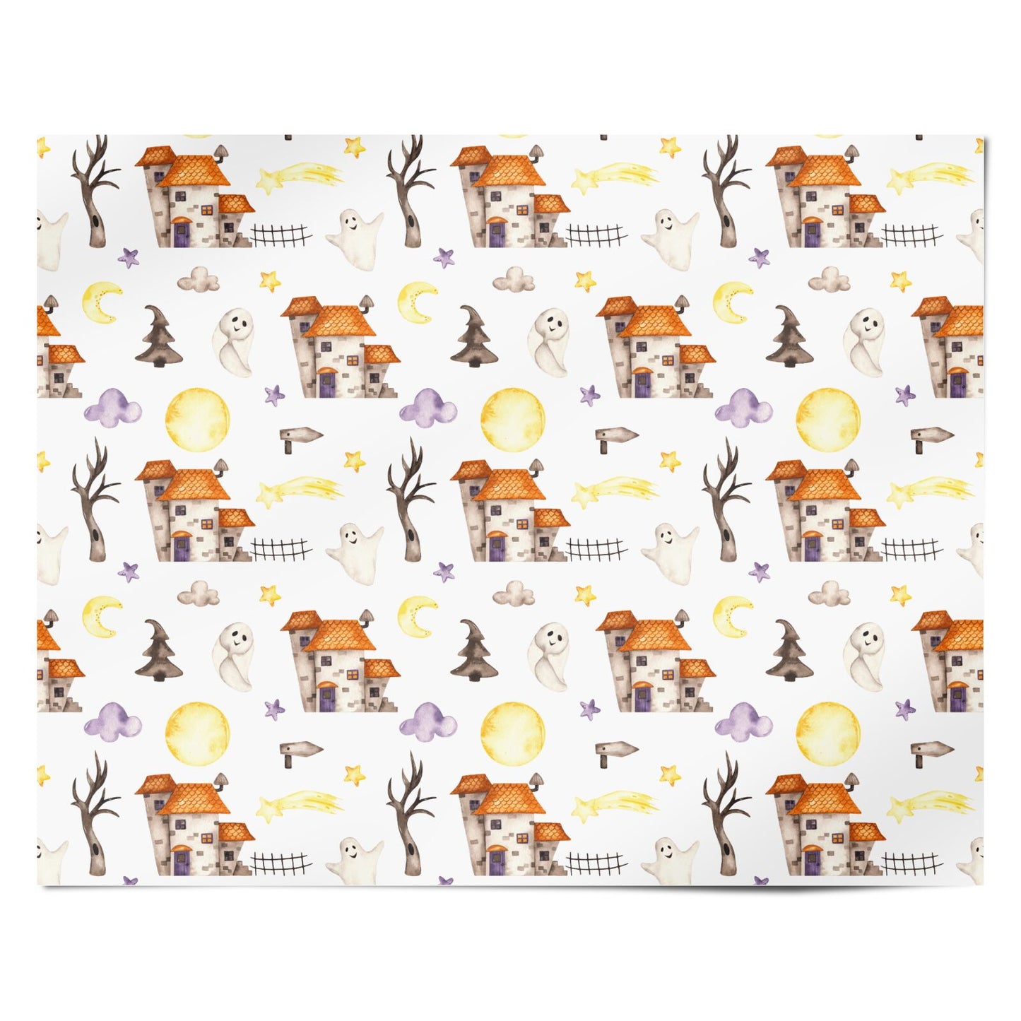 Crooked House Ghosts Personalised Wrapping Paper Alternative