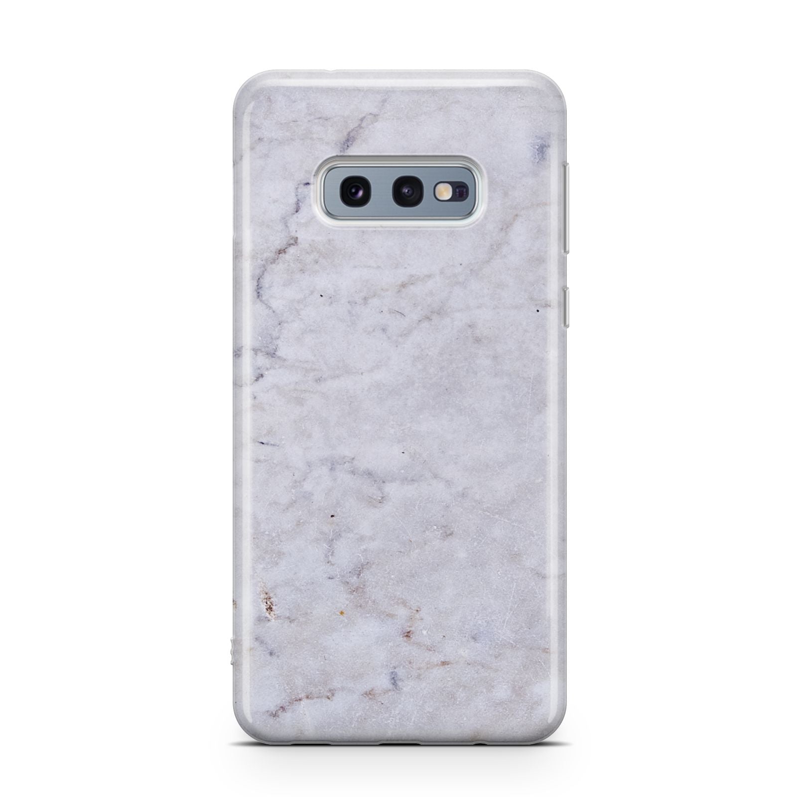 Faux Carrara Marble Print Grey Samsung Galaxy S10E Case