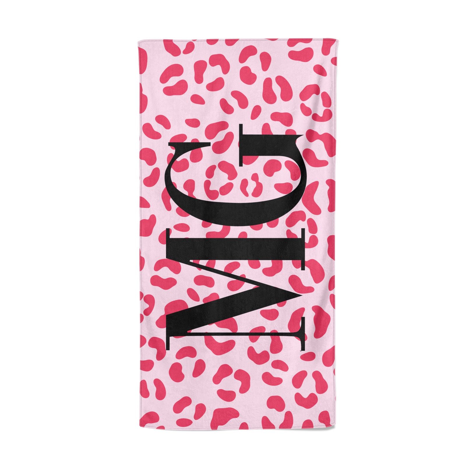 leopard print beach towel