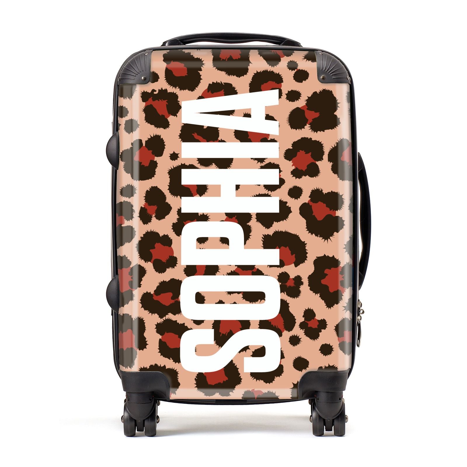 suitcase with name on it