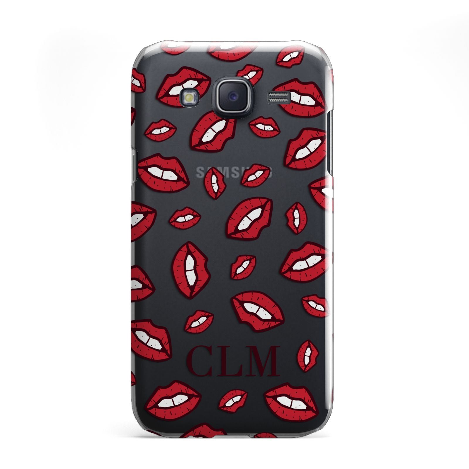 Personalised Lips Initials Samsung Galaxy J5 Case