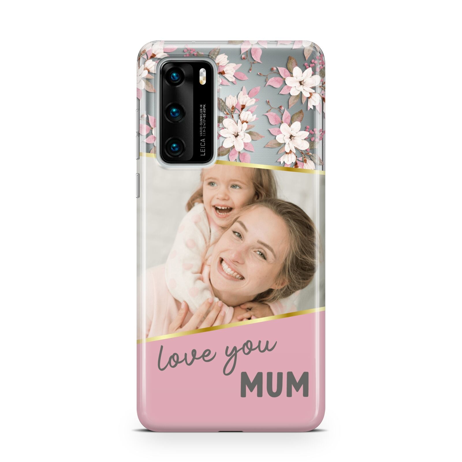 Personalised Love You Mum Huawei P40 Phone Case