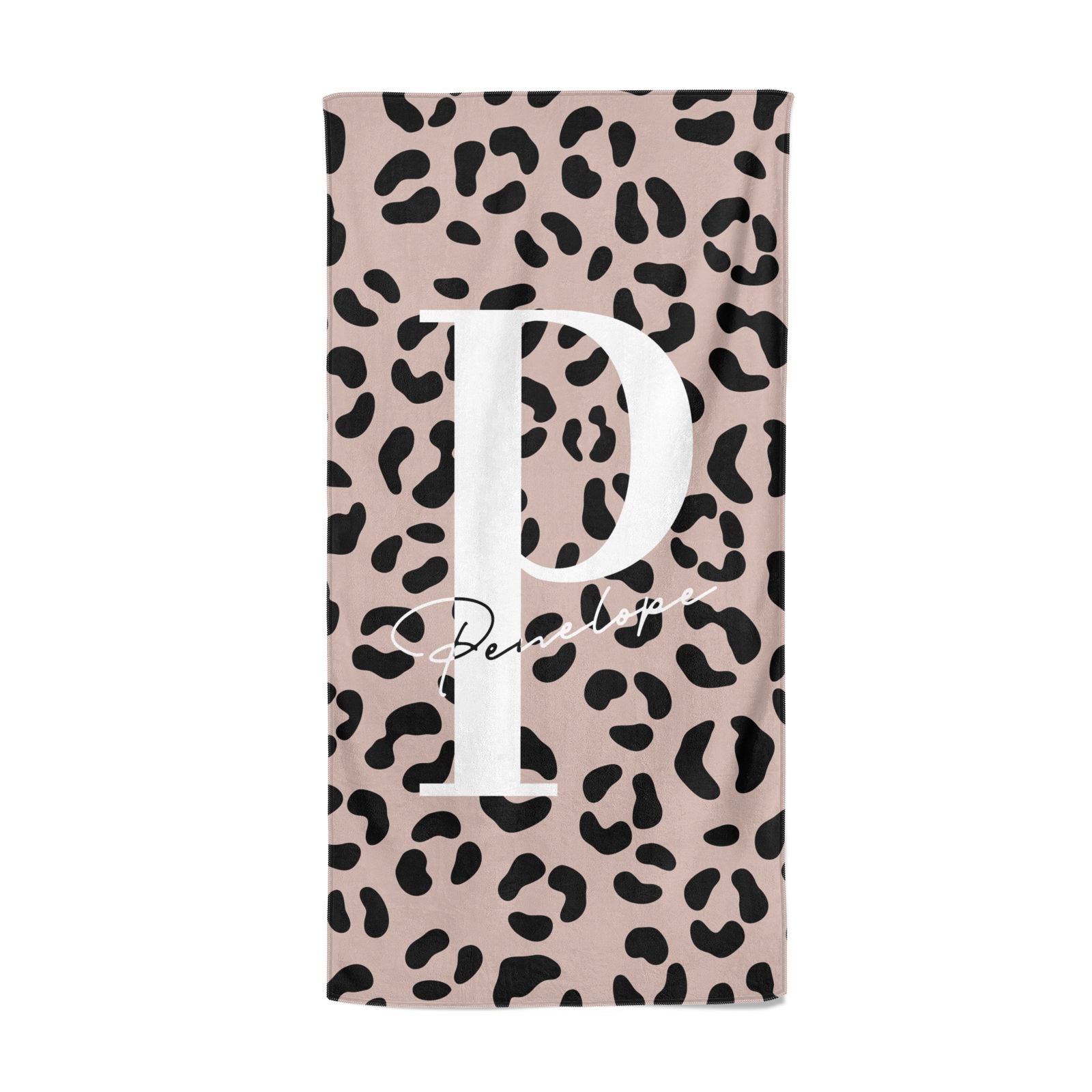 leopard print beach towel