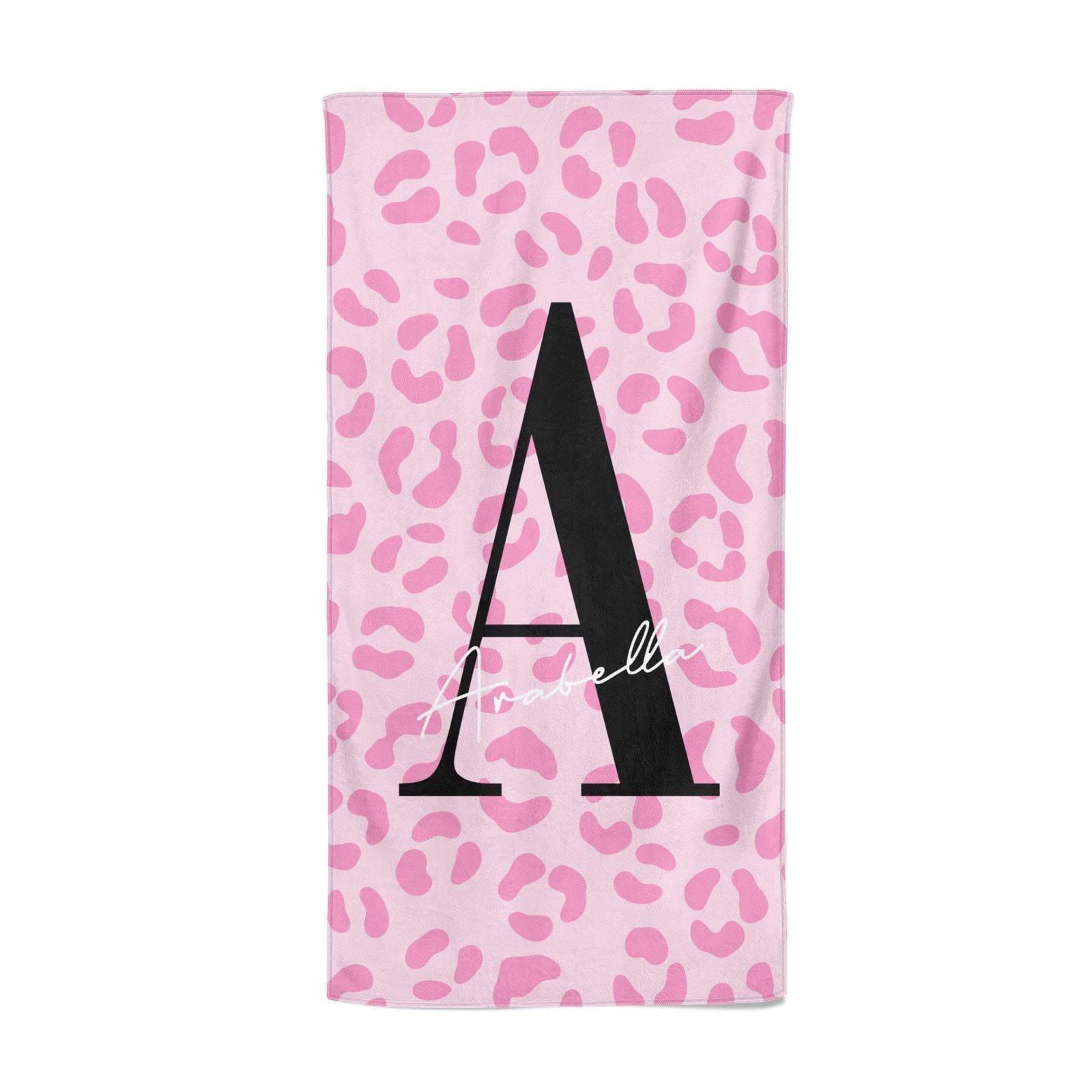 leopard print beach towel