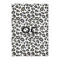 Tan Leopard Print Pattern Tea Towel