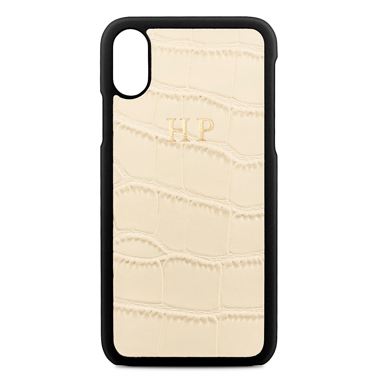 personalised croc leather phone case