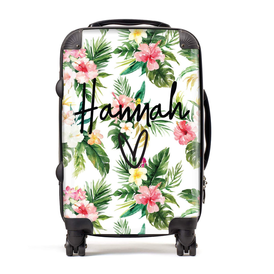 flower suitcase