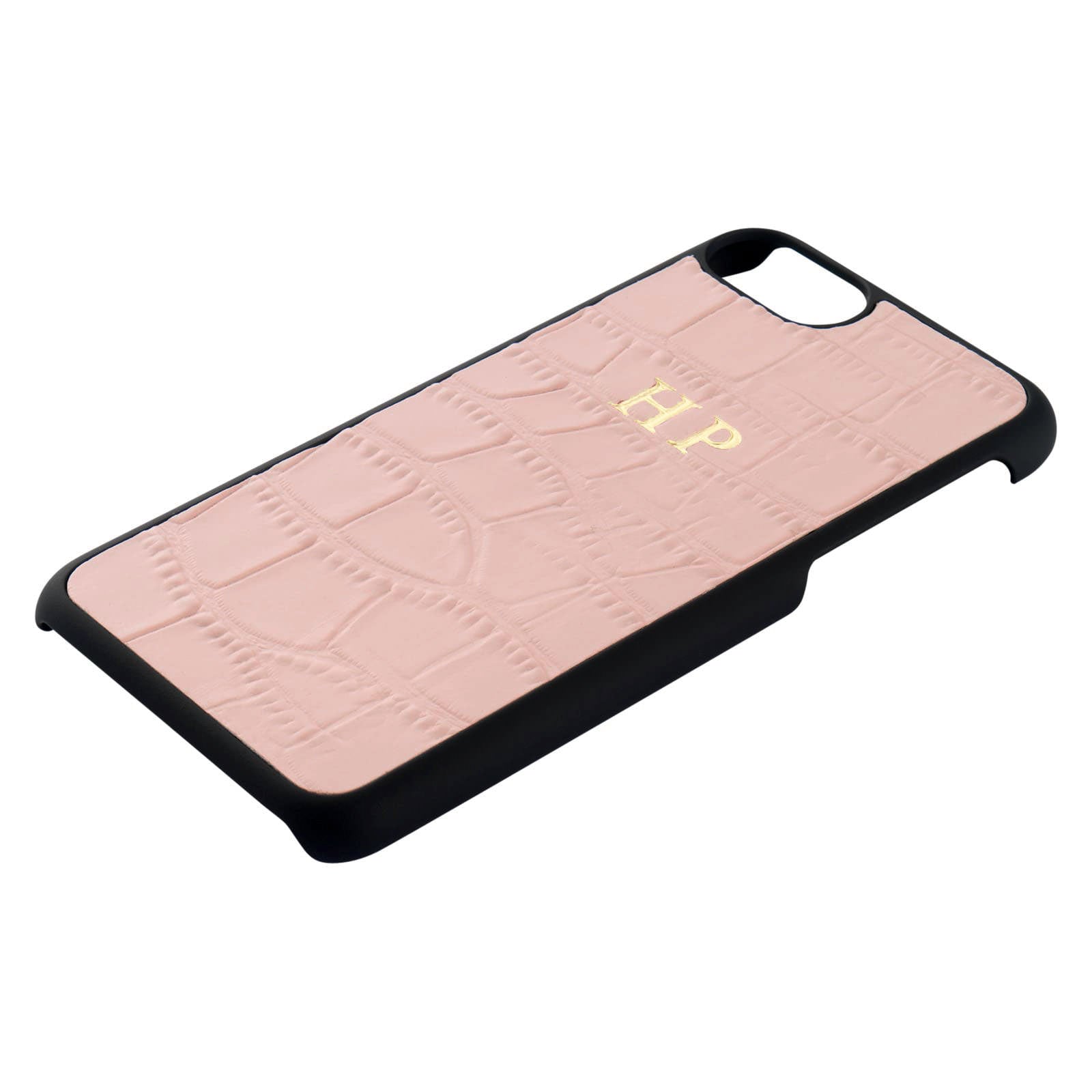 personalised croc leather phone case