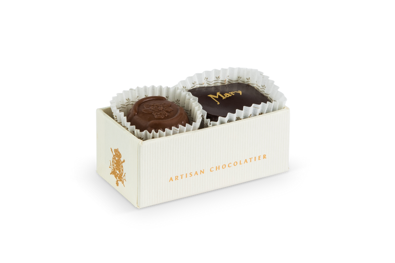 Chocolats belges fins dans un joli ballotin, ballotin de pralines belges,  coffret de chocolats, bouchées au chocolat