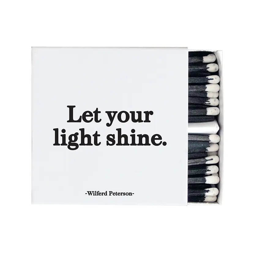 Let Your Light Shine Match Box