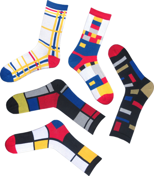 Mondriaan & De Stijl sokken van ON socks