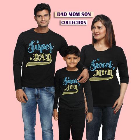 family t shirts set of 3 online india