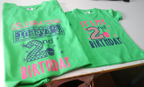 2nd birthday boy t shirt with family