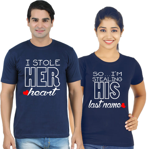 matching couple's t-shirts india - gfashion couple t shirts – GFASHION