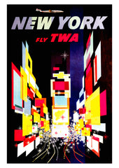 New York David Klein poster