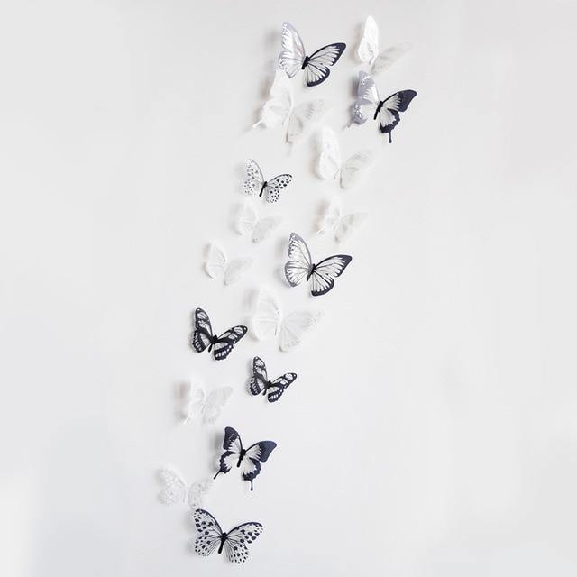 3D BUTTERFLY STICKERS: Decorative Wall Art - Pimlico Prints