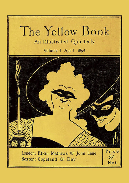 AUBREY BEARDSLEY: The Yellow Book Cover Art Prints – Pimlico Prints