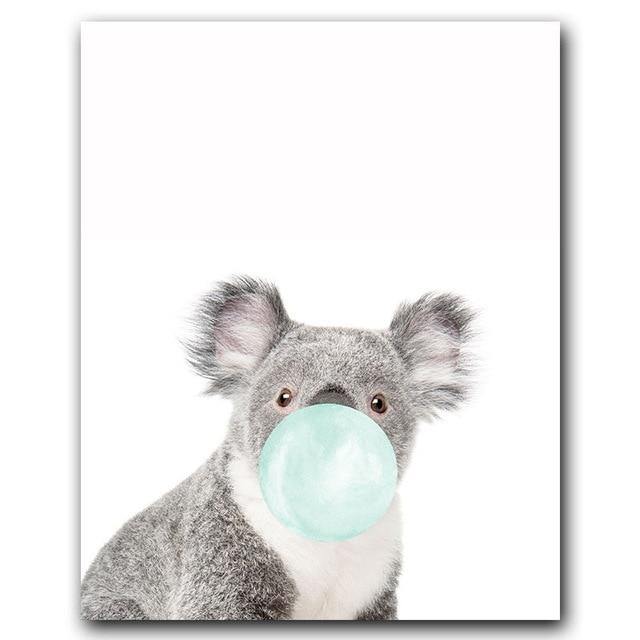 animal bubble gum