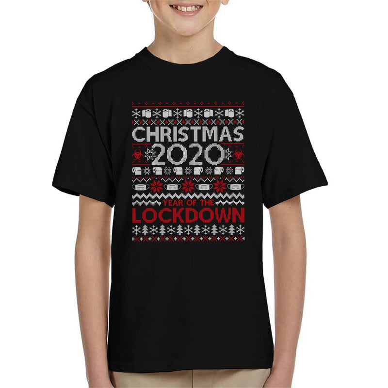 Christmas 2020 Year Of The Lockdown Kid's T-Shirt - coto7