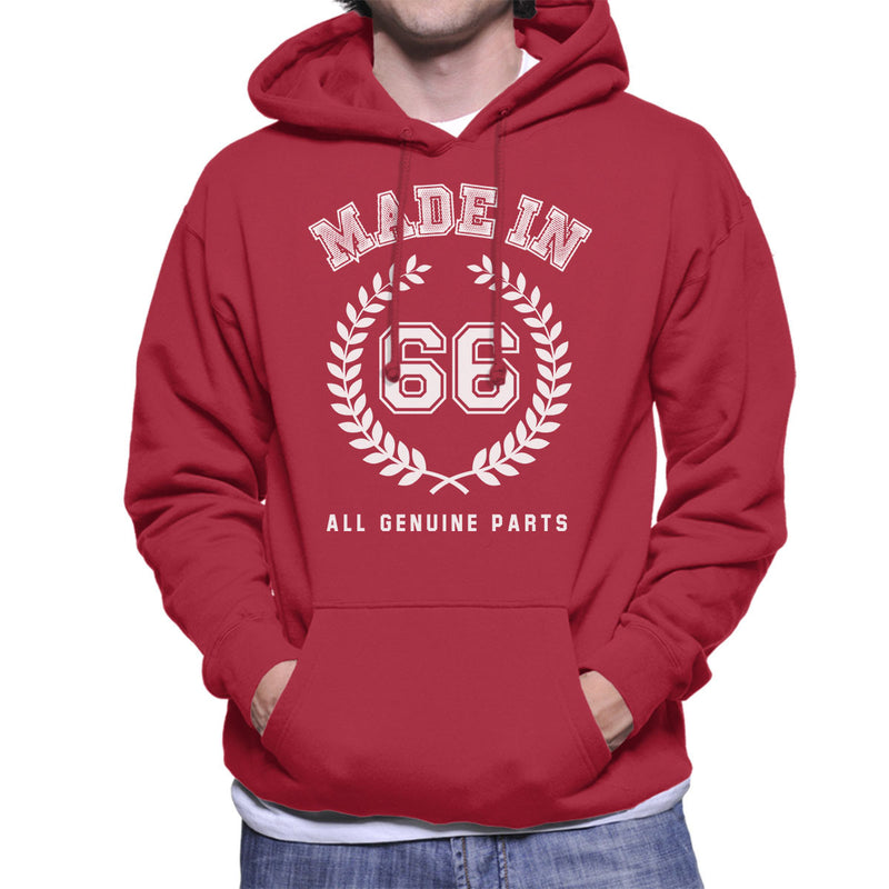 Made In 66 All Genuine Parts Men's Hooded Sweatshirt - coto7