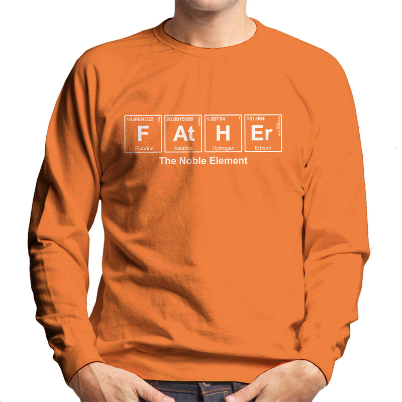 Father The Noble Element Chemical Symbols Men's Sweatshirt - coto7