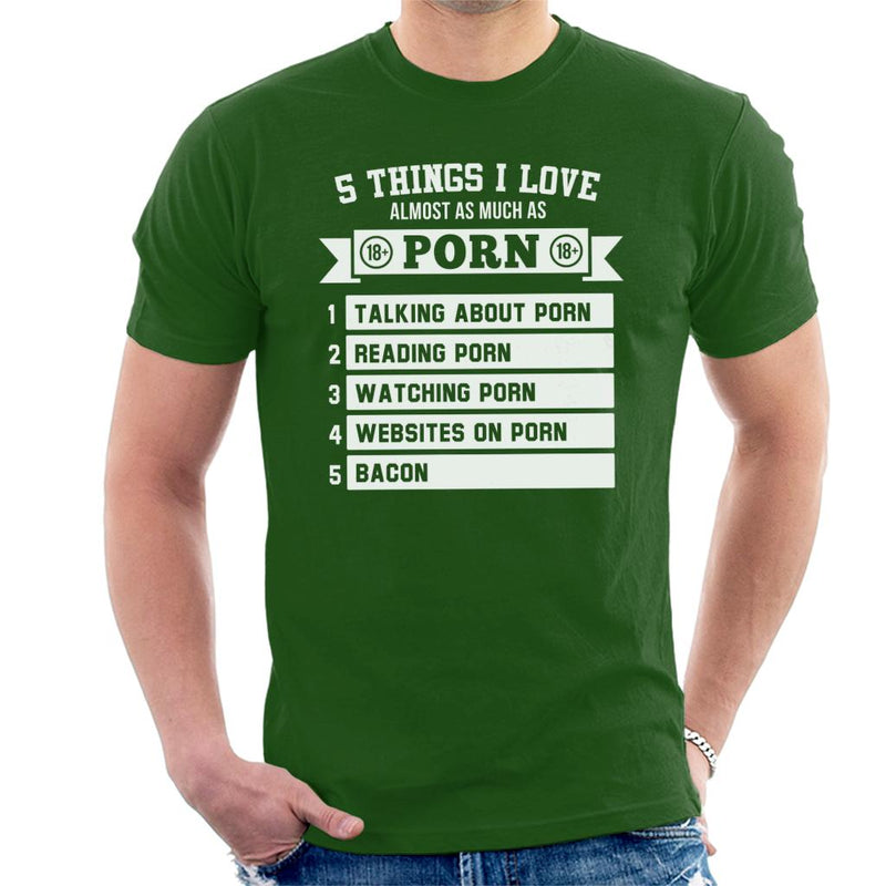 5 Things I love Almost As Much As Porn Men's T-Shirt - coto7