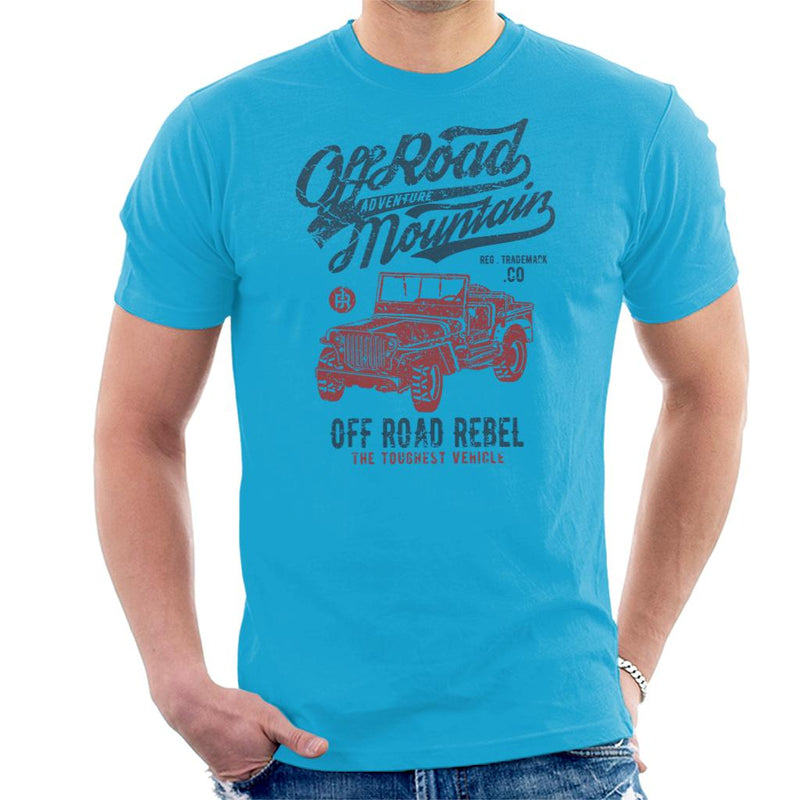 Vintage Off Road Mountain Jeep Men's T-Shirt - coto7