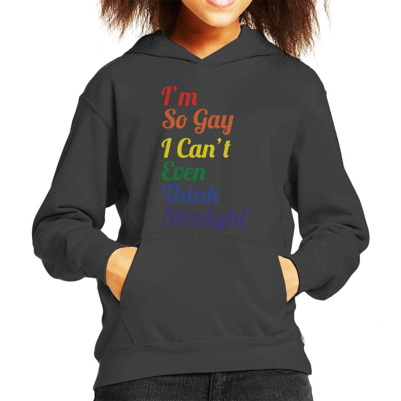 Pride Im So Gay Kid's Hooded Sweatshirt - coto7