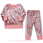 Conjunto Infantil de Veludo - Boutique Baby Kids