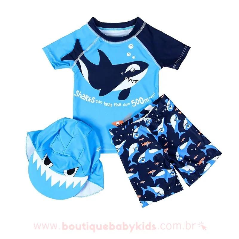 conjunto de banho infantil