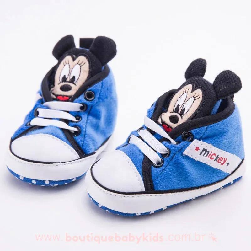 tenis do mickey para bebe