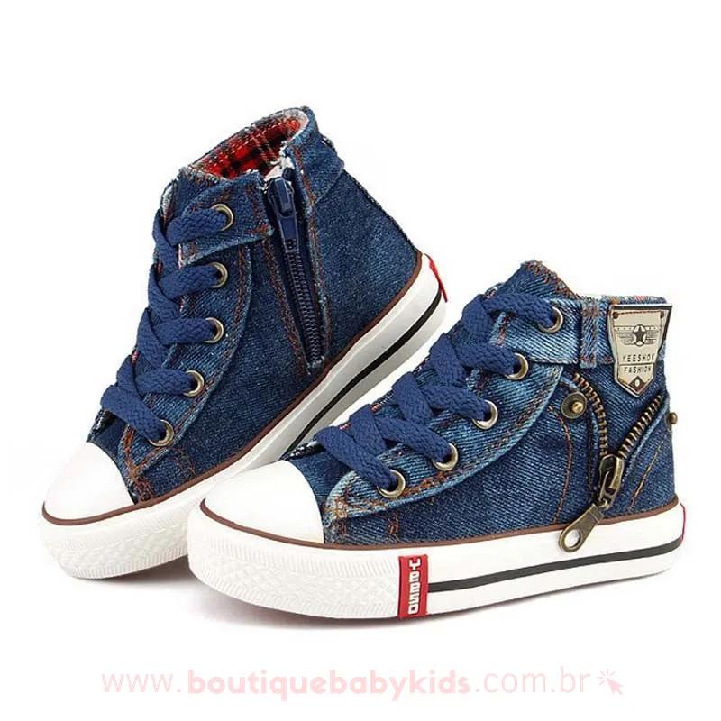 tenis jeans infantil