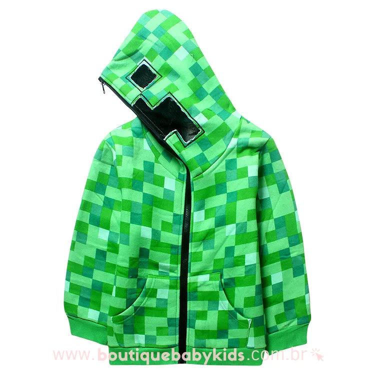 moletom minecraft infantil