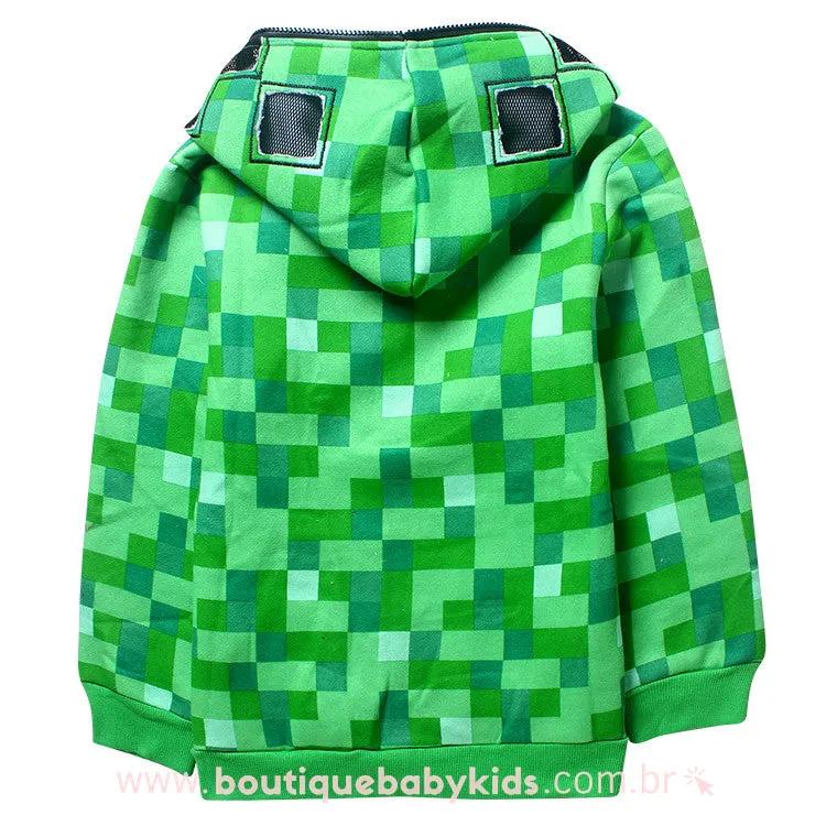 moletom minecraft infantil