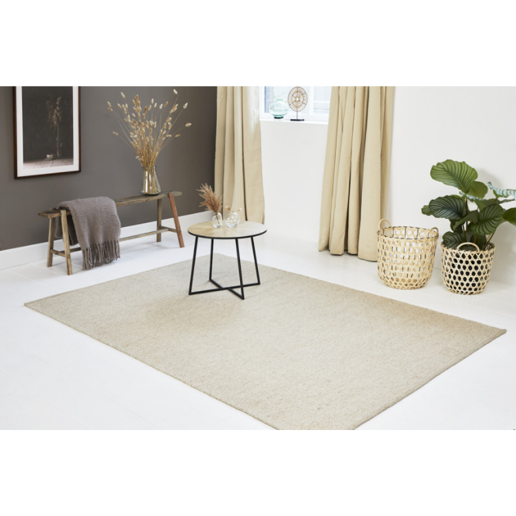 Lifa Living Vloerkleed wol beige