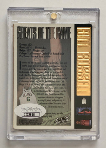 RARE SPORTS MEMORABILIA STORAGE LOCKER FIND - 1995 Action Packed Bill Russell