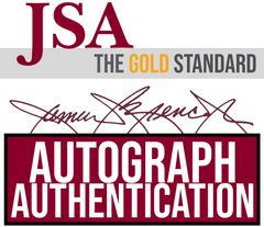 James Spence Authentication's logo, the gold standard of autograph authentication