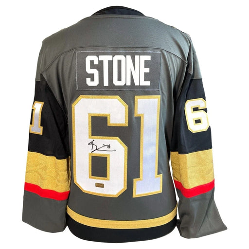 Shea Theodore Autographed Vegas Golden Knights Red Retro Reverse Jersey COA  Signed Inscriptagraphs