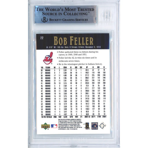 1988 Bob Feller Pacific Legends Signed Cleveland Card COA BAS Slabbed  Autograph - Inscriptagraphs Memorabilia