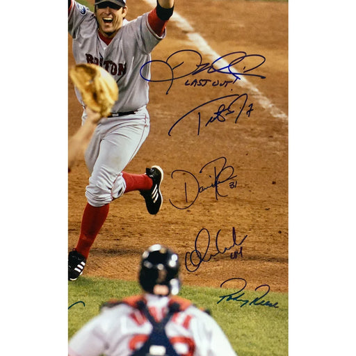 Lot Detail - Curt Schilling Autographed 2004 Boston Red Sox World