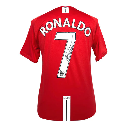 Ronaldo Signed White Real Madrid Soccer Jersey BAS