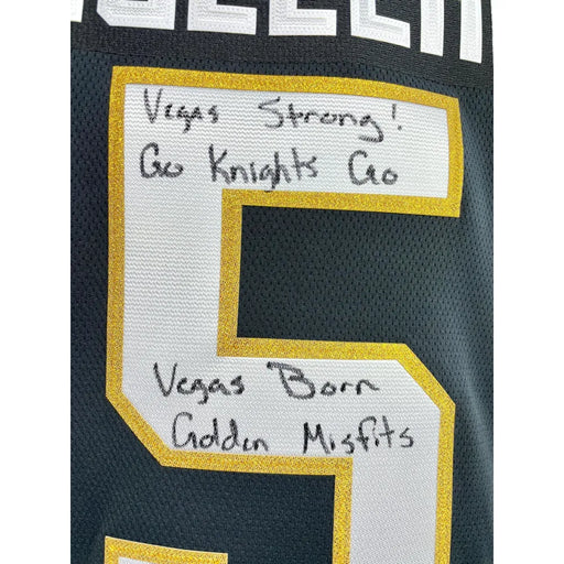 Zach Whitecloud Autographed Vegas Golden Knights Jersey COA Inscriptagraphs Signed
